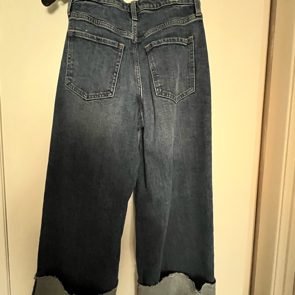 Bananna republiv wide leg wide cuff jean